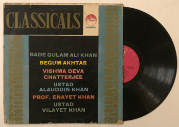 Classicals - Bade Ghulam Ali Khan Used Vinyl LP Record