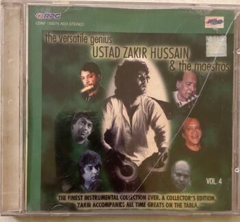 The Versatile Genius Ustad Zakir Hussain &amp; The Maestros (Vol. 4) - Zakir Hussain Used Audio CD