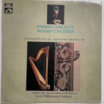 Karajan Conducts Mozart Concertos - Wolfgang Amadeus Mozart Used Vinyl LP Record (VG)
