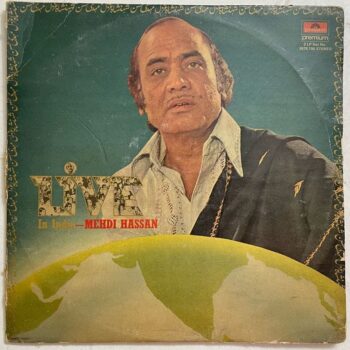Live In India - Mehdi Hassan Used Vinyl LP Record (VG-)