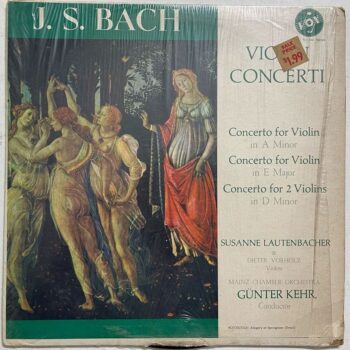 Violin Concerti - Johann Sebastian Bach Used Vinyl LP Record (VG-)