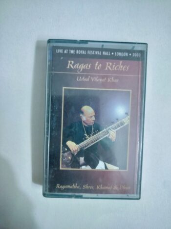 Ragas to Riches - Ustad Vilayat Khan Used Audio Cassette