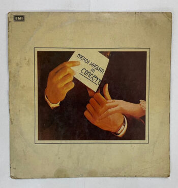 MEHDI HASSAN IN CONCERT - MEHDI HASSAN Used Vinyl LP Record