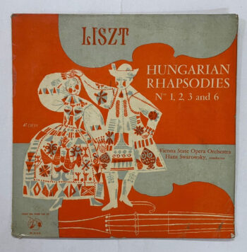 Hungarian Rhapsodies Nos. 1, 2, 3 And 6 - Franz Liszt Used Vinyl LP Record