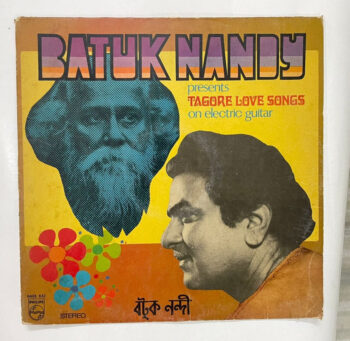 Tagore Love Songs on Electric Guitar - Batuk Nandy Used Vinyl LP Record
