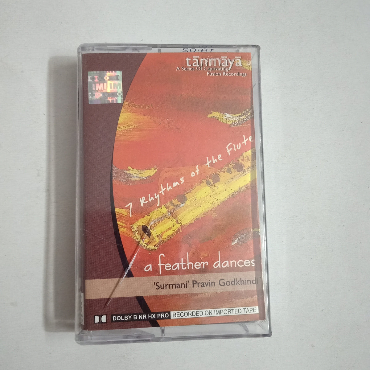 7 Rhythms of the Flute: A Feather Dances - 'Surmani' Pravin Godkhindi Used Audio Cassette