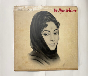 In Memoriam - Geeta Dutt Used Vinyl LP Record