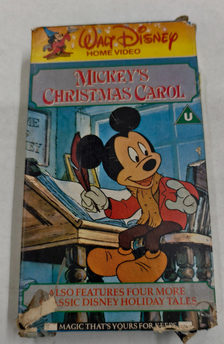 MICKEY'S CHRISTMAS CAROL  -  Preowned VHS
