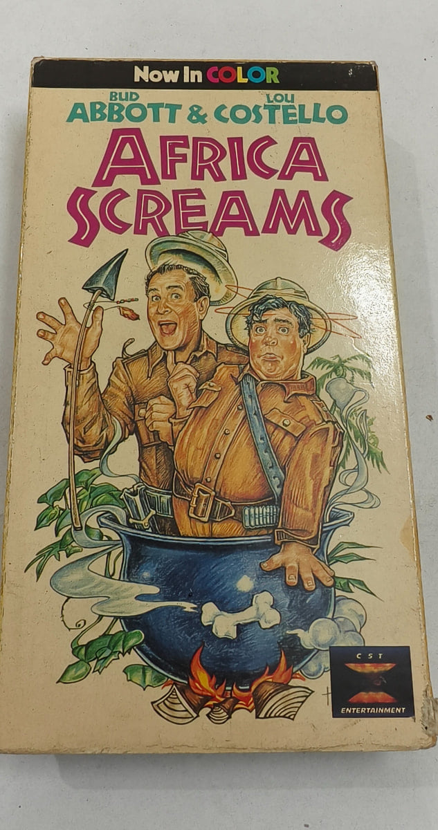ABBOTT &amp; COSTELLO AFRICA SCREAMS -  Preowned VHS