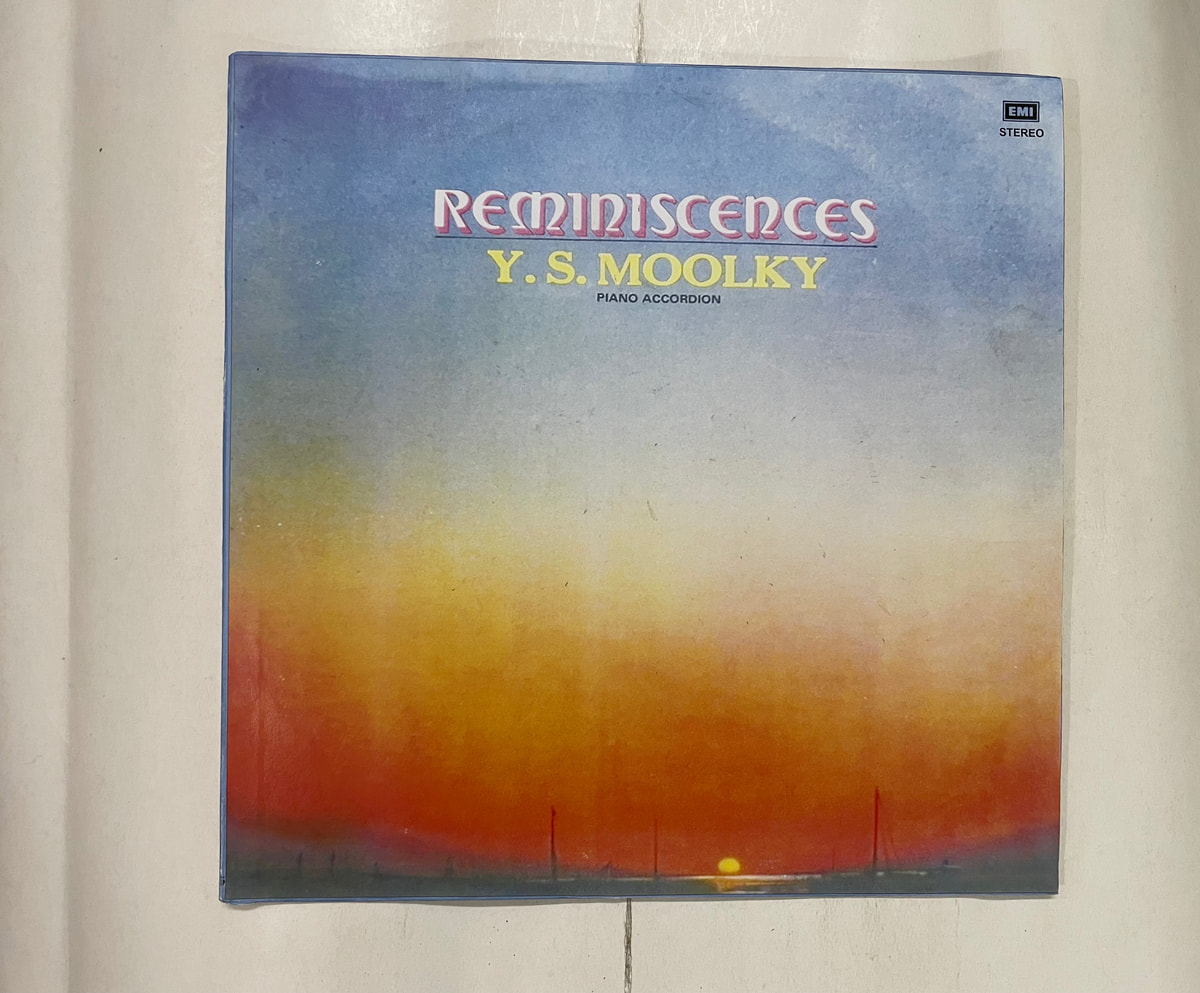 Reminiscences - Piano Accordion - Y. S. Moolky Used Vinyl LP Record