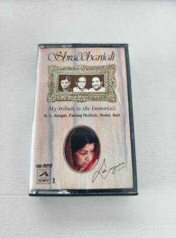 Shraddhanjali (My Tribute To The Immortals) - Lata Mangeshkar Used Audio Cassette