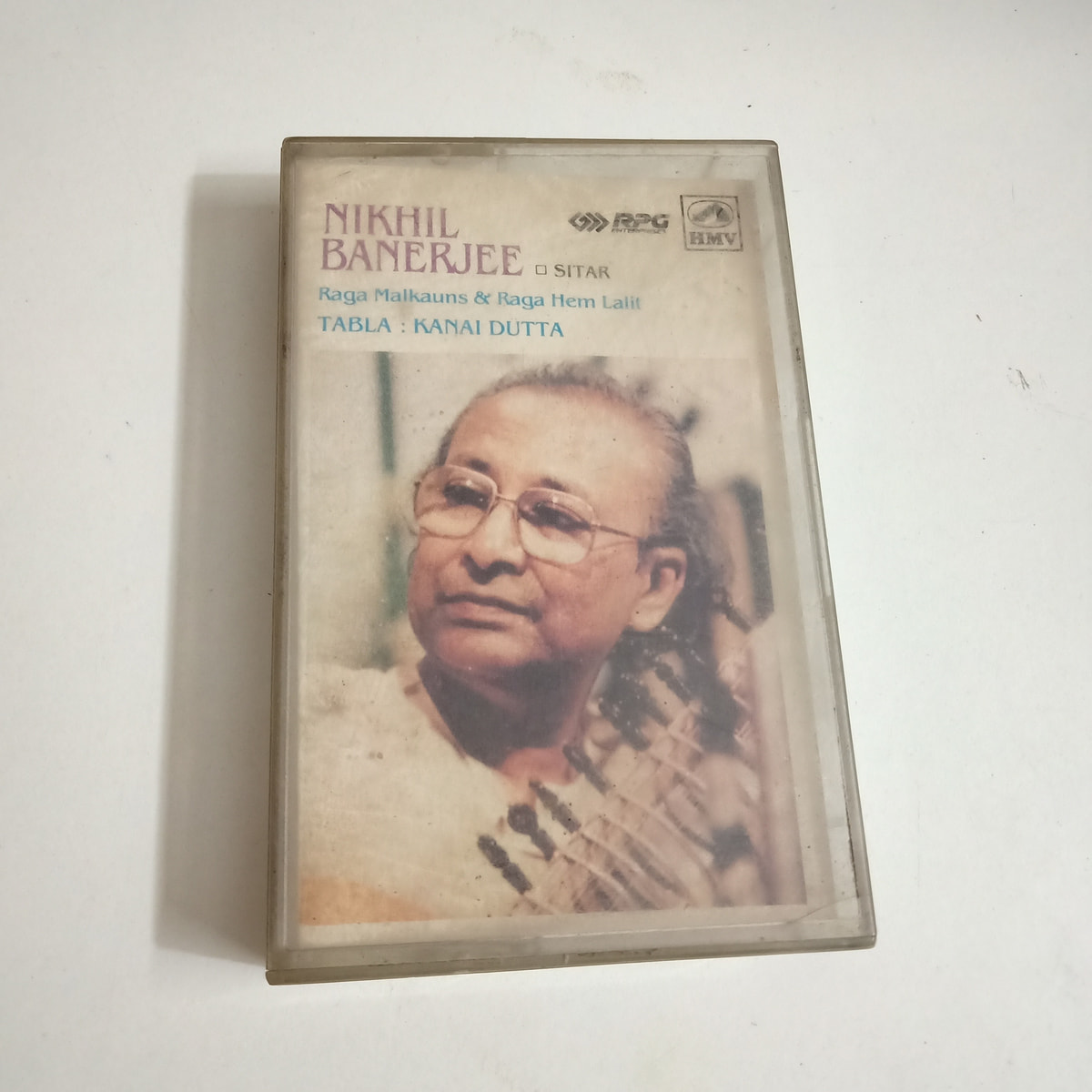 Sitar - Raga Malkauns &amp; Raga Hem Lalit - Nikhil Banerjee Used Audio Cassette