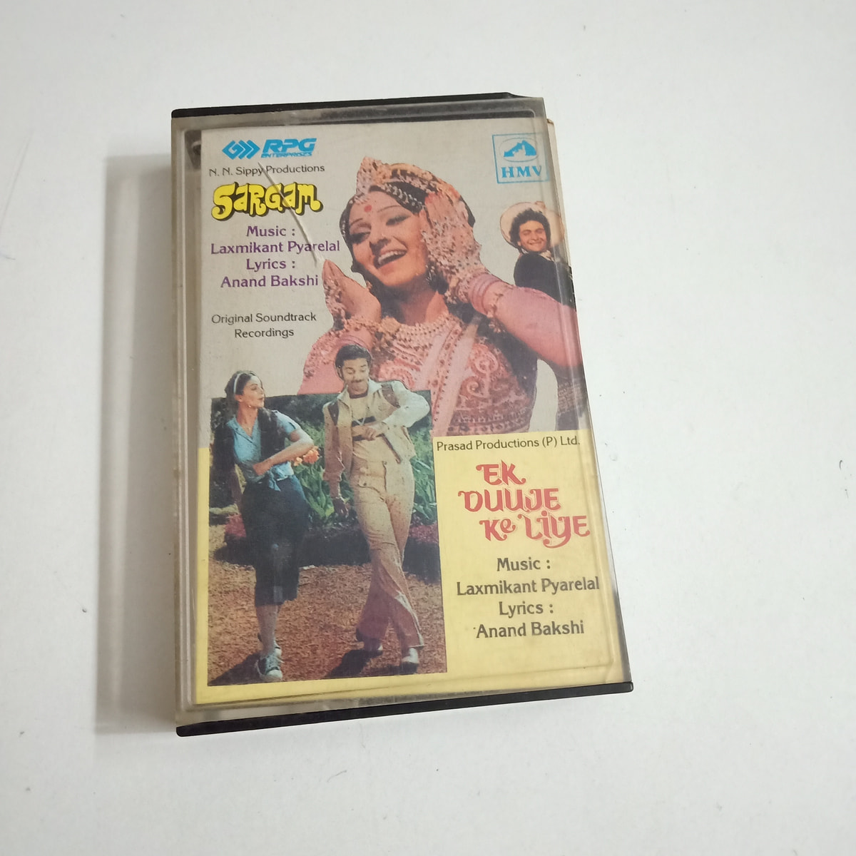 Sargam / Ek Duuje Ke Liye (Original Soundtrack Recordings) - Various  Used Audio Cassette