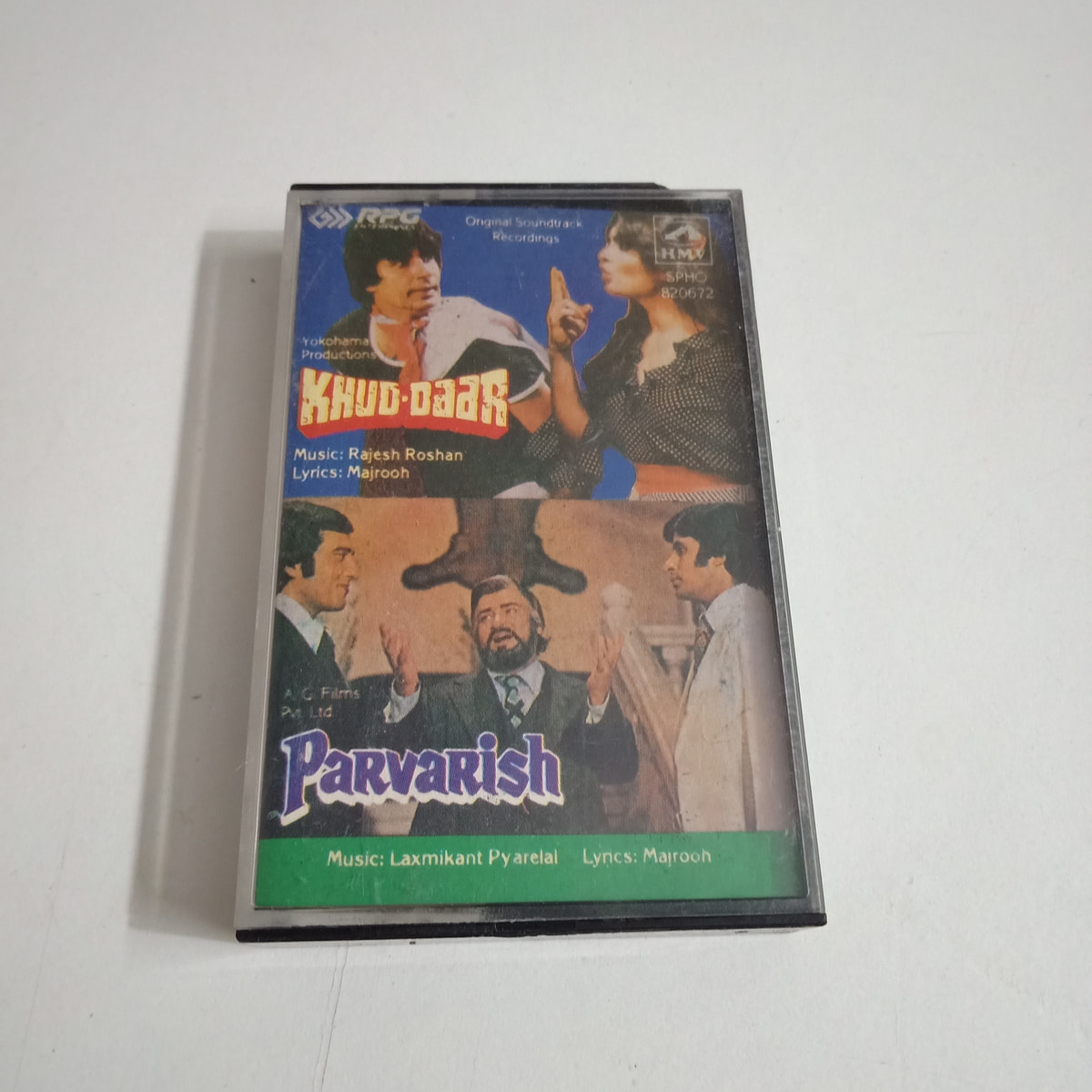 Khud-Daar / Parvarish (Original Soundtrack Recordings) - Various  Used Audio Cassette