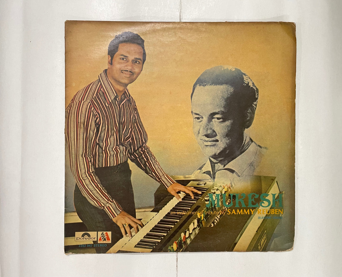Mukesh - An Instrumental Tribute (Electric Organ) - Sammy Reuben Used Vinyl LP Record